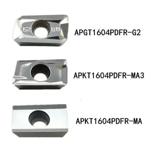APGT1604 PDFR APGT 1604 G2 MA H01 Aluminum cutter blade carbide insert Cutting Tool turning tool CNC Tools AL +TIN Alloy wood