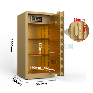 YING BOelectronic Solid Steel Home Security Safe <b>Box</b> <b>with</b> Electronic Digital Fingerprint <b>Lock</b> Fireproof Model YB-RS120 Hebei - Product Image 2