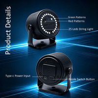 Lampes de scène LED RGBW, guirlande lumineuse laser, lumières de discothèque, télécommande, activation sonore, événements automatiques | YSH