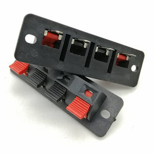 Pinza de prueba pequeña de 4 posiciones, amplificador, terminal de audio, terminal de resorte, pinza de prueba de envejecimiento LED, toma de corriente de fábrica de pie recto - Product Image 1