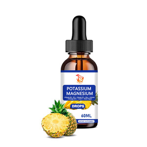 Gotas Líquidas de Potasio y Magnesio con CoQ10 y Complejo de Vitamina B, Ayudan a Mejorar la Concentración y la Relajación Muscular - Product Image 1