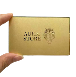 Nouveau produit : cartes de visite en métal gravées sur mesure - Product Image 3
