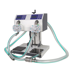 Mejor Precio, Bomba de Engranajes Automática de Doble Cabezal de 20L/min, Controlada por PLC, para Llenado de Líquidos Viscosos en Botellas/Bolsas/Sobres - Product Image 4