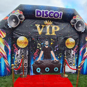 Negro portátil LED Disco inflable <span class=keywords><strong>club</strong></span> nocturno tienda Pop Up <span class=keywords><strong>Night</strong></span> <span class=keywords><strong>Club</strong></span> fiesta tienda para ventas - Product Image 6