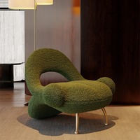 Fauteuil d'appoint design moderne 2026 à une seule place, idéal pour les salons, appartements, balcons, hôtels et zones de réception