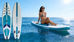 Meilleur <span class=keywords><strong>prix</strong></span> Planche de <span class=keywords><strong>paddle</strong></span> gonflable Drop Stitch Écologique avec support caméra et système bungee 6 points, valve haute pression pour lacs, rivières et eaux - Product Image 6