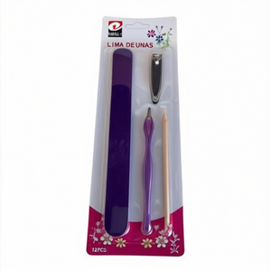 Set per Unghie MNJ LIMA DE UNAS 12 Pezzi Kit Manicure Rif. 08745 - Product Image 2