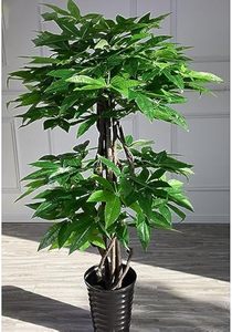 Nhân Tạo Pachira Macrocarpa Cây 130/160/180/200Cm Gỗ Thật <span class=keywords><strong>Banyan</strong></span> Cây <span class=keywords><strong>Bonsai</strong></span> Nhân Tạo Ficus Cây Cho Trong Nhà Trang Trí Nội Thất - Product Image 3