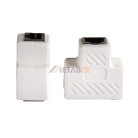 Adaptateur d'extension de coupleur RJ45 femelle 8P8C, connecteur à 3 voies, câble