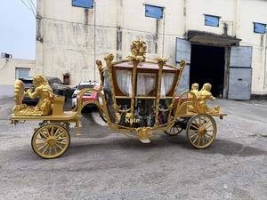 Charrette royale électrique de luxe pour mariage, charrette de princesse, décoration de mariage en plein air, chariot électrique - Product Image 6
