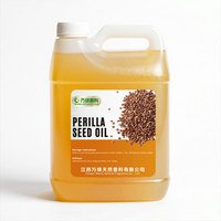 Aceite de Semilla de Perilla al por Mayor, Alto en Omega-3, Precio de Fábrica, Aceite de Perilla Virgen Prensado en Frío para Materia Prima Cosmética