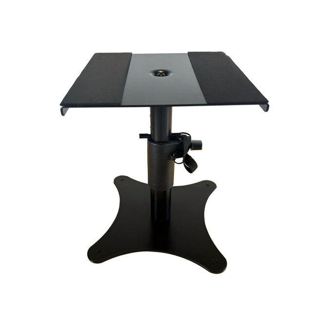 Leilei Professional Height Adjustable Thicker Steel Plate Durable Desktop Speaker Stand