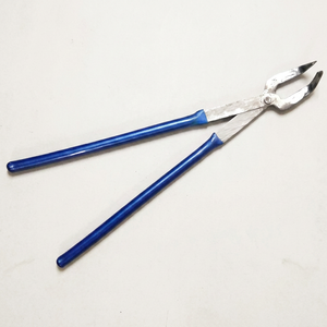 SUNTOOLS/STIPL Pince à griffes de chat avec manche bleu en acier inoxydable, outil de sertissage de bijoux avec pince à creusettes, longueurs 14"16"18"24" pour le bricolage - Product Image 1