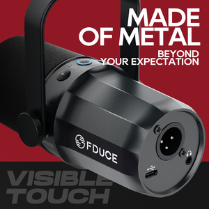 Micrófono Dinámico FDUCE XLR USB de Modo Dual para Podcast, Juegos y Transmisión, Micrófono XLR Profesional - Product Image 2