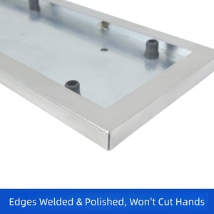 Portaplacas para Automóvil, Marco para Matrícula, Venta al por Mayor de Fábrica, Marco para Matrícula de Acero Inoxidable Estándar Europeo - Product Image 4