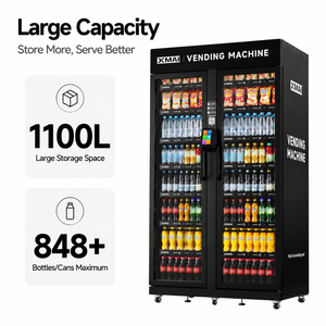 Machine de libre-service AI haute capacité XMAI, 38,8 pieds cubes, réfrigérée, accepte Apple <span class=keywords><strong>Pay</strong></span> et <span class=keywords><strong>Samsung</strong></span> <span class=keywords><strong>Pay</strong></span>, 4G LTE, surveillance à distance - Product Image 2