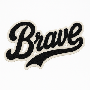 Wholesale Custom Logo 3D Chenille Patches Durable All The Time Custom Chenille Patch Iron On Clothing Hat <b>Bag</b> - Product Image 3