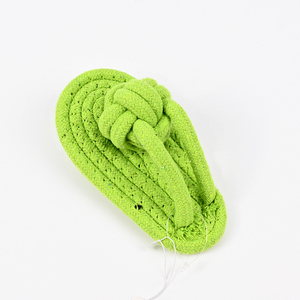 Produttore di cotone pantofola a forma di cane da masticare giocattoli per animali domestici giocattoli per addestramento del cucciolo - Product Image 1