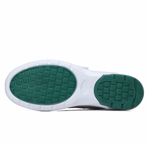 حذاء ممرضة مريح من جلد البقر بشعار مخصص للبيع بالجملة حذاء تمريض أبيض مضاد للانزلاق بالكامل - Product Image 2