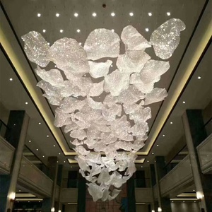 Hotel lampadario Personalizzato artistico del fiore nuovo design lampadario di cristallo disegno speciale lampadario luce - Product Image 6