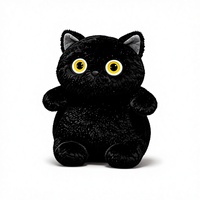 Bigsmartfish Simpatico Gatto di Peluche AI, Giocattolo Interattivo con Espressioni Emozionali, Chat Multilingue, Regalo Educativo per Bambini
