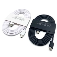 Câble de charge super rapide 45W Type-C 1M 5A avec gaine TPE et blindage tressé, connecteurs rotatifs à 180° pour S26/S25/S24 Plus