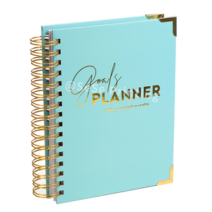 Porterí<span class=keywords><strong>a</strong></span> planificadora y organizadora, tamaño A5, 272 páginas, planificador diario, cubierta <span class=keywords><strong>dura</strong></span>, bolsillos y tachas - Product Image 2