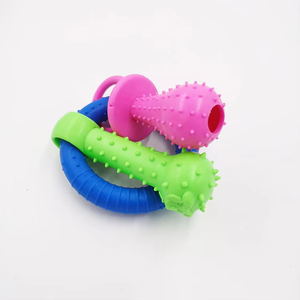 Toys for Pets Latest Design Pet Toys Teeth-resistant Teeth Cleaning Dog <b>Dumbbells</b> Dog Chew Interactive & Movement Toys - Product Image 2