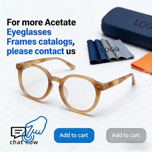 نظارات بصرية إيطالية مصنوعة يدويًا من الأسيتات بتصميم جديد ، نظارات عالية الجودة جاهزة - Product Image 5