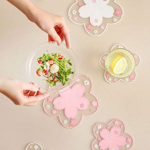 Hot Sale Coaster Soft Pvc Multi-Use Flower <b>Trivet</b> Mat Durable for Gifts - Product Image 2