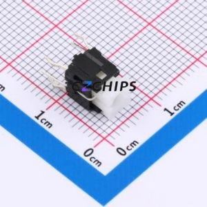 TM-004-D3-01 Tactile Switch Through hole Component THT,6x6mm Switch Single Pole Single Throw Rectangle Button 2.6N Through Hole - Product Image 1
