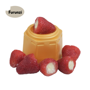 Kem vị dâu Kem trái cây Kem dâu Trung Quốc Kem trái cây ngoại lai Thực phẩm trái cây Kem que - Product Image 1