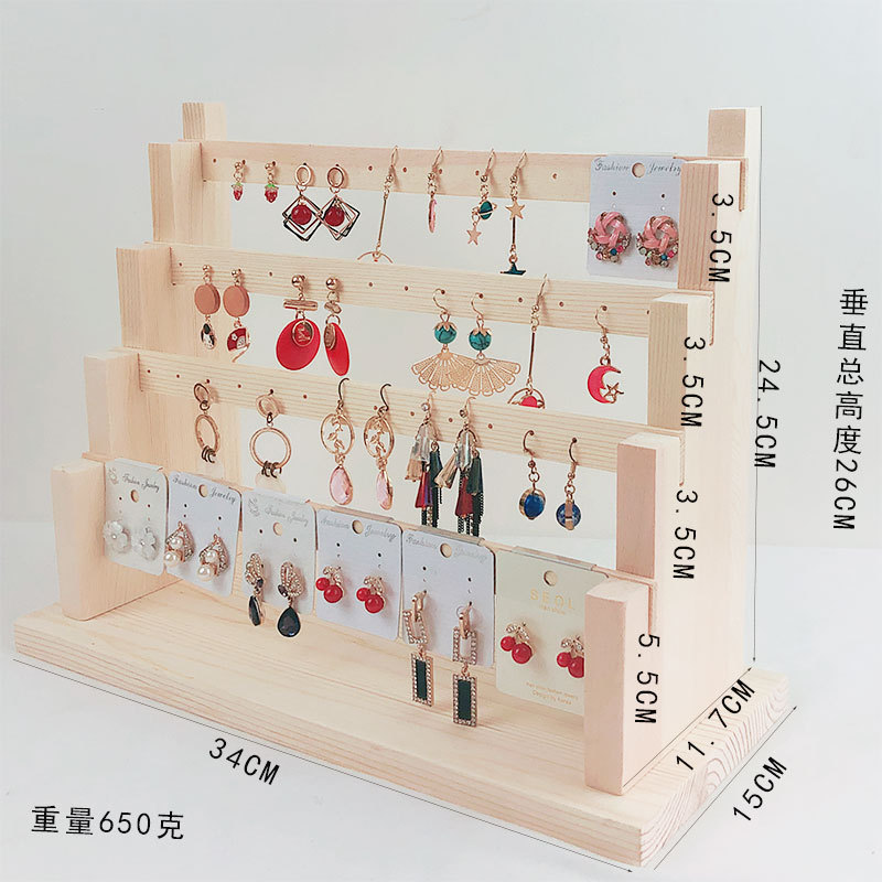 สี่ชั้น: ต่างหูแบบเต็มชิ้น