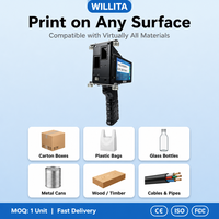 Impresora de Inyección de Tinta Portátil para Códigos de Barras y Códigos QR, para Etiquetas/Tarjetas/Plástico, Garantía de 1 Año, para Uso en Pequeños Talleres y Negocios Domésticos