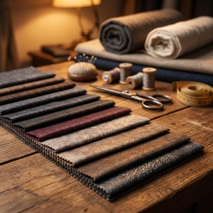 Tela Textil de Punto 100% Poliéster para Sofás y Canapés, Terciopelo Ecológico Holland Baby Face para Uso en el Hogar y el Automóvil - Product Image 1