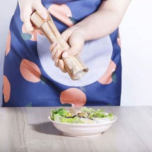 Molinillo de Sal y Pimienta Manual de Madera de 6 Pulgadas al por Mayor, Recargable con Rotor Cerámico de Grosor Ajustable para el Hogar - Product Image 5