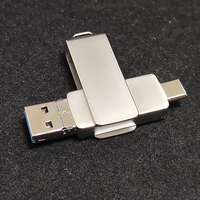 Flashdisk OTG 3 in 1 Berkualitas Tinggi, Perangkat Penyimpanan Eksternal untuk Ponsel