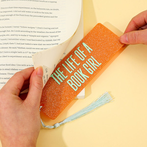 Acrylic <strong>Bookmarks</strong> with Tassel for Women Book Lovers "The Life <strong>of</strong> <strong>A</strong> Book Girl" Page Markers Book Accessories Gifts for Readers - Product Image 5