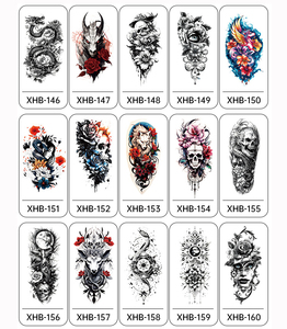 Beast Totem Flower Temporary <b>Tattoo</b> Sticker Adhesive Body Art <b>Paper</b> Decal for Party Decoration Professional Festival Use - Product Image 4