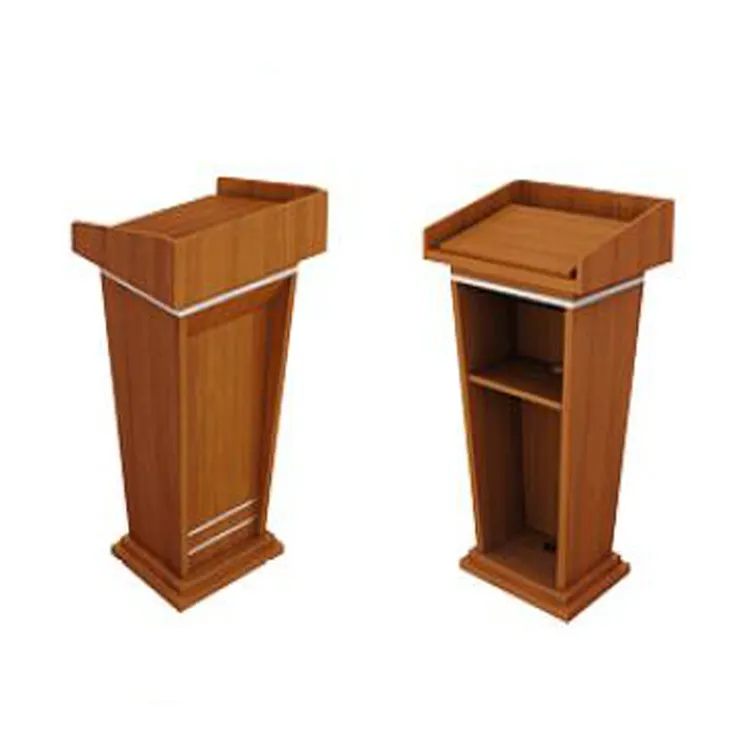 Top Grade Kantoormeubilair Houten Spraak Bureau/Lezing Tafel/Podium/Rostrum