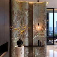Grande dalle de marbre rose naturel Paia Stone, imperméable, écologique, design moderne, garantie 1 an, pour escalier, cuisine, salle de bain, villa, hôtel
