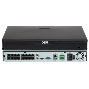 UNV OEM NVR302-16B-P16-IQ-NB 2HDD 16CH 16PoE 1U Enregistreur vidéo réseau NVR VU-N1616 - Product Image 1