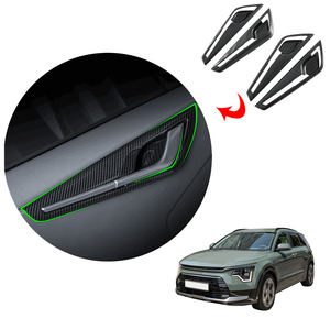 ABS imitation Fiber de carbone nouveaux accessoires de voiture décoration intérieure poigné<span class=keywords><strong>e</strong></span> de porte intérieure garniture d'insertion pour <span class=keywords><strong>Kia</strong></span> <span class=keywords><strong>Niro</strong></span> 2022 - Product Image 1
