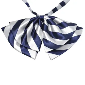 wholesale fashion various kinds of striped bow tie for lady