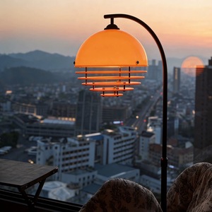 Lampadaire vintage Bauhaus avec source de lumière LED, 3,5 mètres d'irradiation, éclairage d'ambiance pour la décoration de la maison, salon et chambre à coucher - Product Image 2