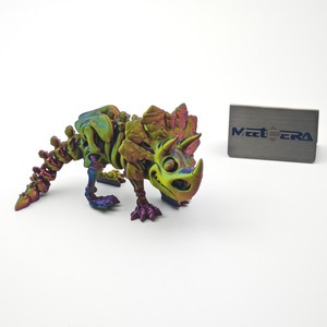 Modelos de Dinosaurios y Rinocerontes Impresos en 3D con Degradado de Color, Figuras de Juguete Impresas en 3D de Acero Inoxidable, Capacidades de Micromecanizado - Product Image 5