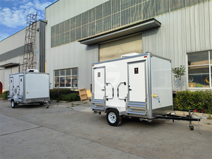 ห้องน้ำเคลื่อนที่กลางแจ้งแบบพกพาสมัยใหม่ โครงสร้างเหล็กสำเร็จรูป ห้องน้ำชั่วคราว ผลิตจากวัสดุแผงแซนวิช - Product Image 4