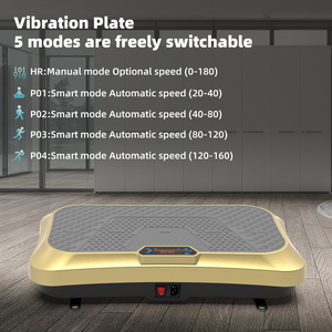 Plataforma Vibratoria Electromagnética Vertical <span class=keywords><strong>OKIO</strong></span> para Adelgazar Todo el Cuerpo (Acero+ABS, Capacidad 200 kg) para Ejercicio en Casa - Product Image 3