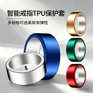 ULTRAHUMAN Ring TPU Protective Case Transparent Silver Black Red Blue Green Pink Rose Gold Size 5-14 Portable Cover - Product Image 2