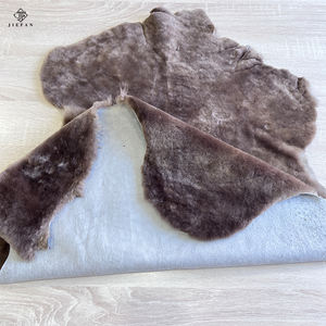 Promotion : Doublure de chaussure en cuir de peau de mouton véritable, fourrure de nutria droite, motif mouton, fourrure animale brute de haute qualité - Product Image 2